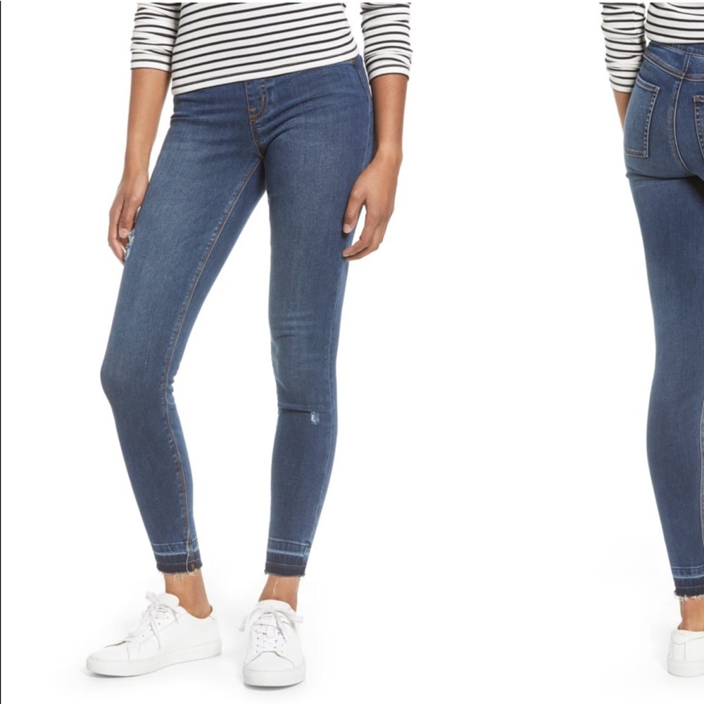 Spanx Distressed Skinny Jeans